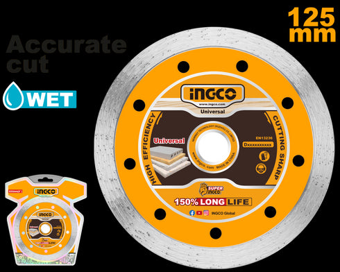 DMD021251 DIJAM REZNI DISK ZA MOKRO SEČENJE 125MM INGCO