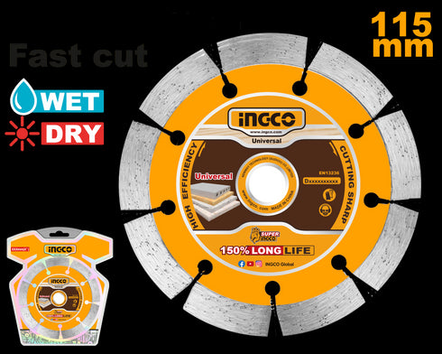DMD0111513 DIJAMANTSKI REZNI DISK 115MM INGCO