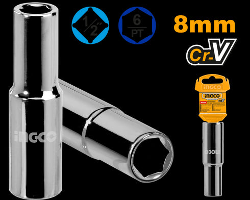 HHAST12083L PRODUŽENA GEDORA 1/2" 8mm INGCO