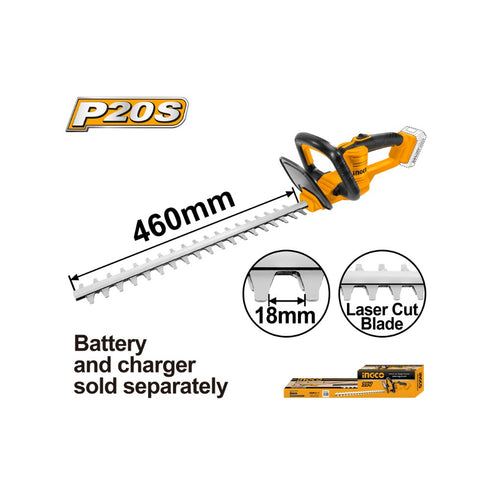 Akumulatorski trimer za živu ogradu CHTLI20018- SOLO INGCO