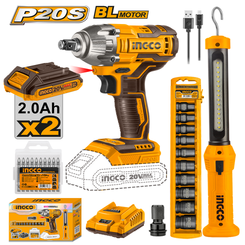 COSLI23011 AKU SET (UD. ODVIJAČ + LAMPA) SUPER INGCO