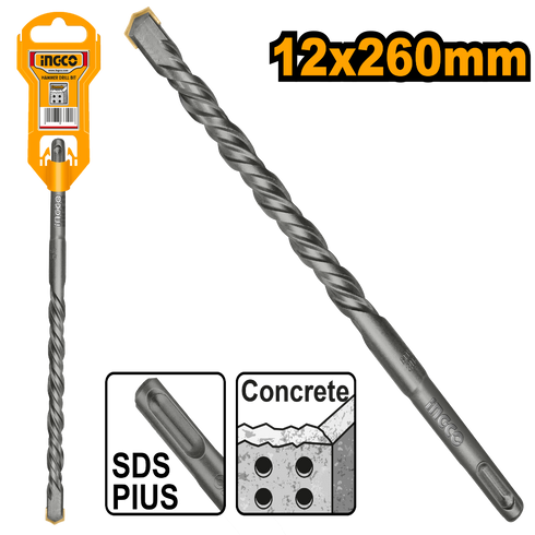 DBH1211203 SDS+ BURGIJA ZA BETON 12x260mm INGCO