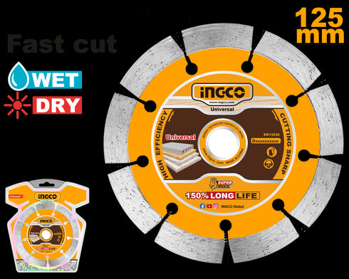 DMD011251 DIJAMANTSKI REZNI DISK 125MM INGCO