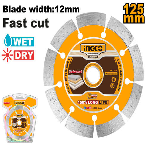 DMD011251 DIJAMANTSKI REZNI DISK 125MM INGCO