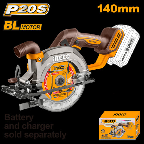 CSLI1402 AKU MINI CIRKULAR 140MM SUPER INGCO