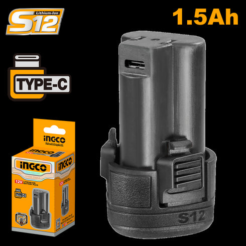 FBLI12153E BATERIJA 12V 1.5AH TIP C INGCO