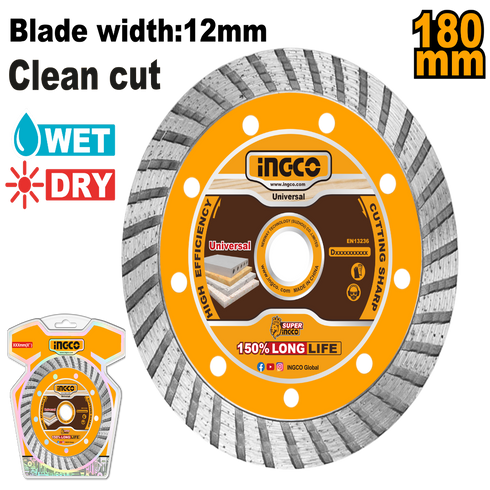 DMD031801 TURBO DIJAMANTSKI REZNI DISK 180MM INGCO