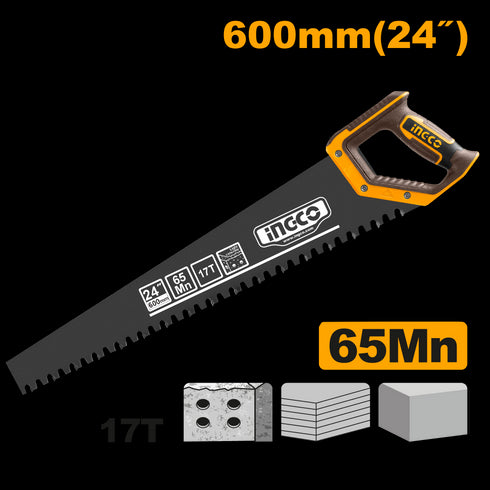 HCBS016001 RUČNA TESTERA ZA LAKI BETON INGCO