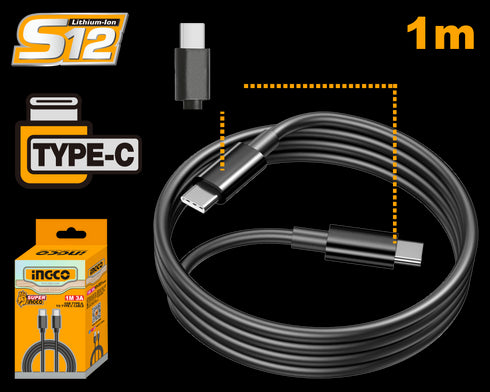 IUCC02 KABEL ZA PUNJENJE USB C-C SUPER INGCO