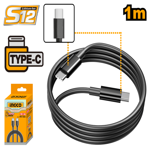 IUCC02 KABEL ZA PUNJENJE USB C-C SUPER INGCO