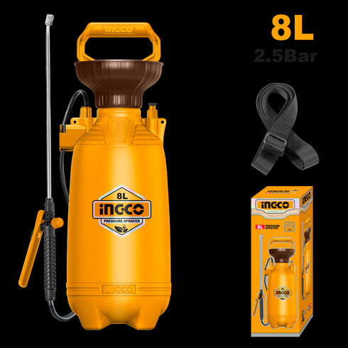 HSPP30802 RUČNA PRSKALICA 8LIT/2.5BARA INGCO