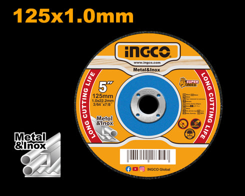 MCD101251 REZNA PLOČA ZA METAL 125MMX1.0 INGCO