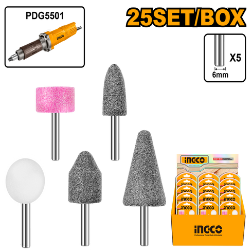 AKB0502 PRIBOR ZA BRUŠENJE 5 KOM INGCO