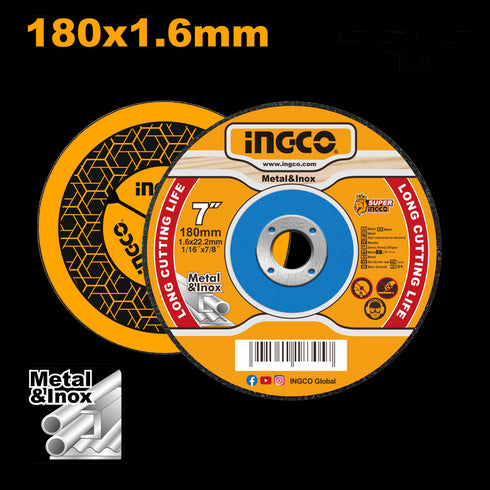 MCD161801 REZNA PLOČA ZA METAL 180MMX1.6 INGCO