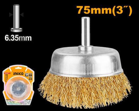 WB30751 ČETKA ŽIČANA 75MM INGCO