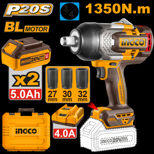 ODVIJAČ AKU.UDARNI CIWLI20135E 3/4 1350NM SUPER INGCO