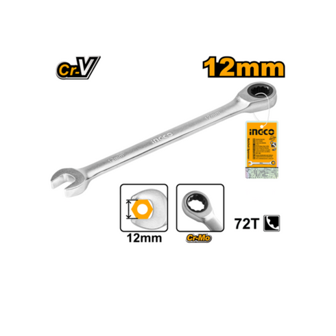 HCSPAR121 KLJUČ SA RAČNOM 12MM INGCO