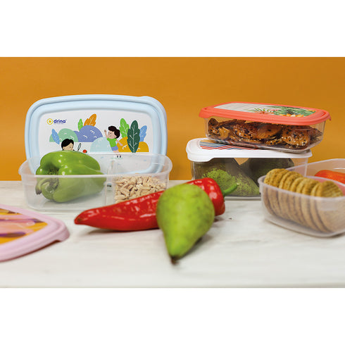 Plastična posuda za čuvanje hrane Stilo Deco 0.6L DRINA