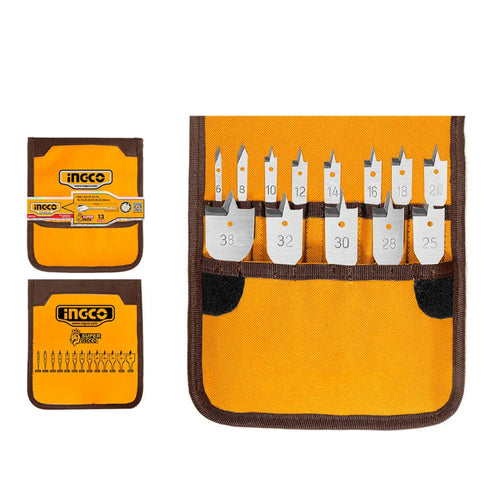 Set ravnih burgija za drvo 13/1 AKD41301 INGCO