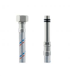 AQUASAN Brinox crevo F3/8”xM10 sa produžetkom 50mm,70cm 301104