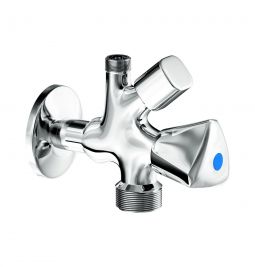 AQUASAN Ugaoni ventil sa priključkom za veš mašinu 302014