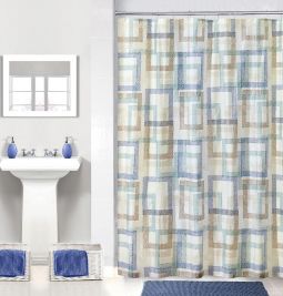 AQUASAN Tuš zavesa plava 4 301222B4