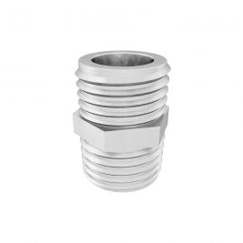 AQUASAN Nipla dupla 3/8" x 3/8" 301303