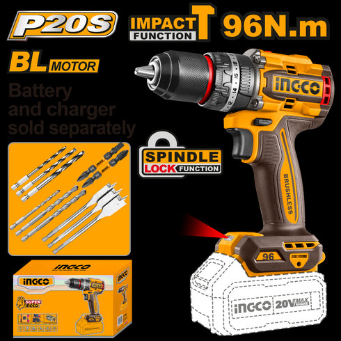 CIDLI209681 AKU UDARNA BUŠILICA 96NM SOLO SUPER INGCO