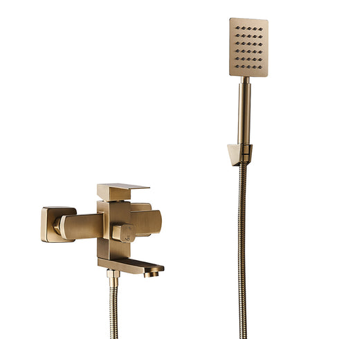 Tuš baterije - ZLATNA - INOX - sa dodacima 486201 Slovarm