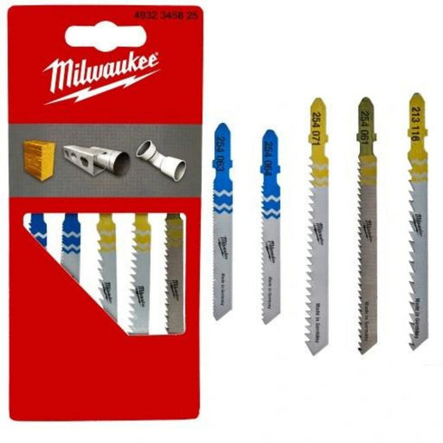 Listovi ubodne testere set 5kom Milwaukee 4932345825