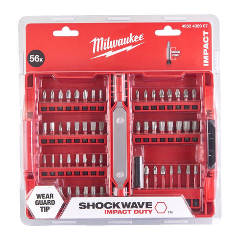 Set bitova 56kom Shockwave Impact Duty Milwaukee 4932430907