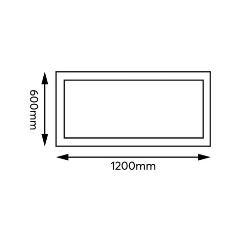LYNCO Led panel 72W 6500K 600x1200