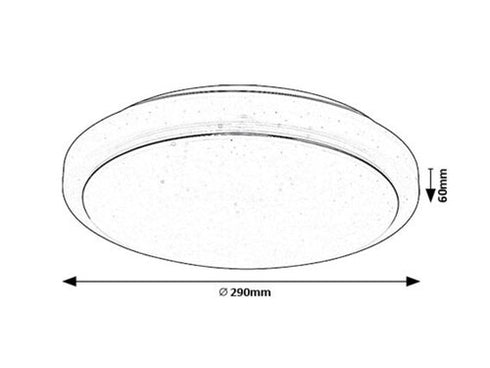 Plafonjera Trevor2 12W