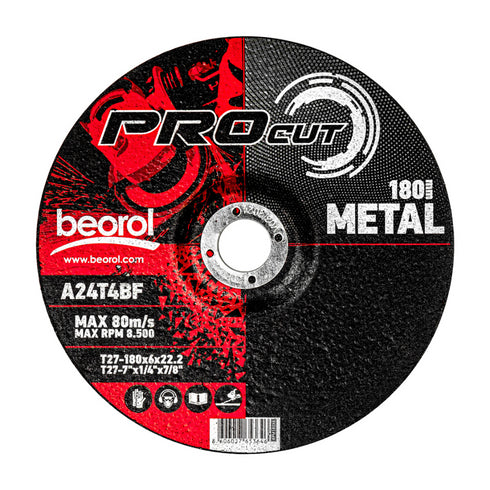 Brusna ploča za metal 180x6 BEOROL