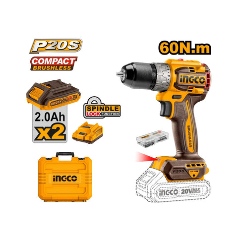 CDLI20602 AKU BUŠILICA 60NM SUPER INGCO