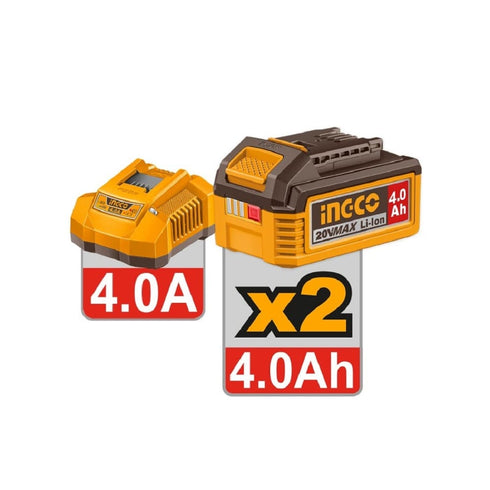 Akumulatorska udarna bušilica 96NM+2x4,0Ah CIDLI20968E SUPER INGCO