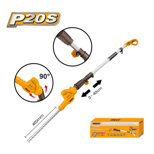 Akumulatorski trimer za živu ogradu CPHT201601- SOLO INGCO