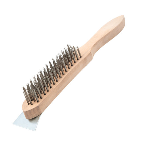 Čelična četka sa strugačem 4 redna BEOROL