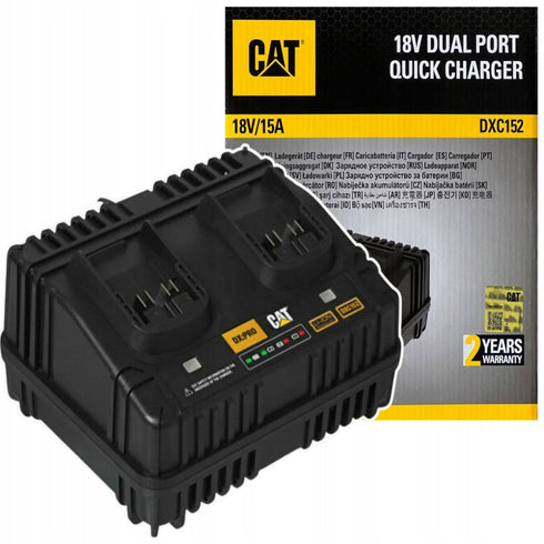 CAT punjač DXC152 dual 18V