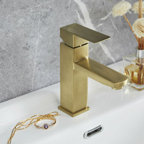 Baterija za umivaonik -Zlatna- INOX 486101 Slovarm