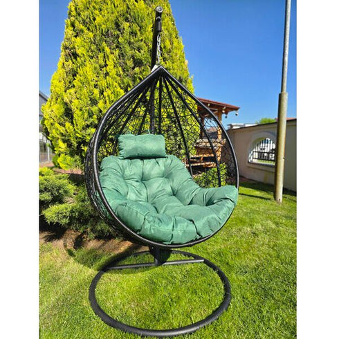 Ljuljaška jaje crno/zeleno F031Z