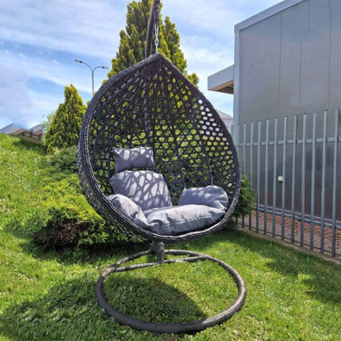 Ljuljaška jaje crno/siva F033S - Na upit