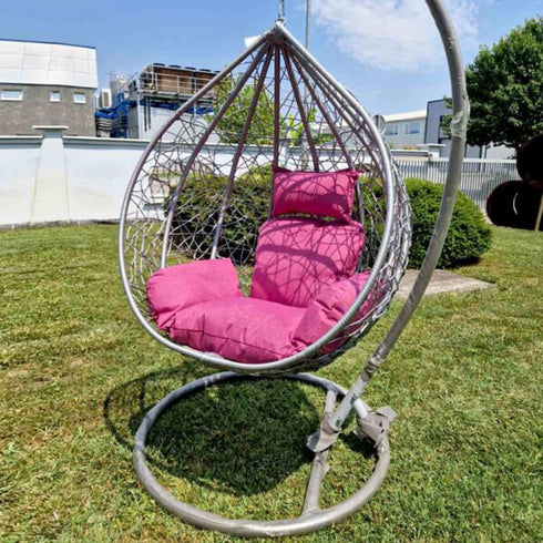 Ljuljaška jaje sivo/ljubičasta F03BLJ