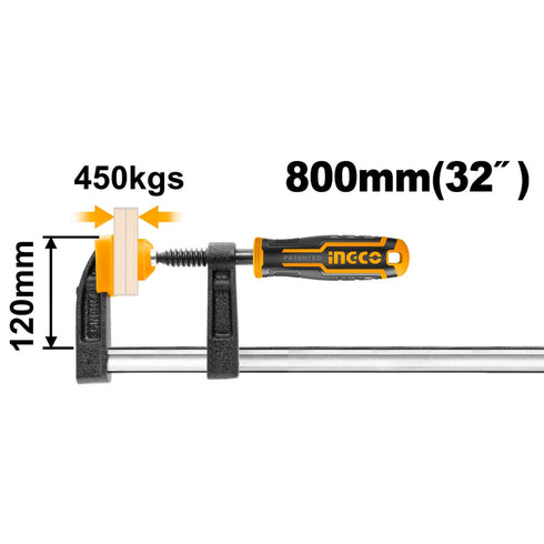 F stega 120X800MM industrial HFC021203 INGCO