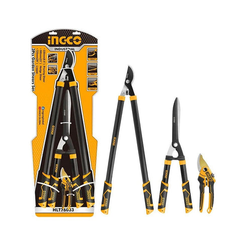 HLT76033 BAŠTENSKE MAKAZE SET 3KOM INGCO