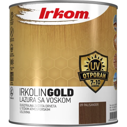 LAZURA SA VOSKOM PALIS 3L IRKOLIN GOLD *IRKOM