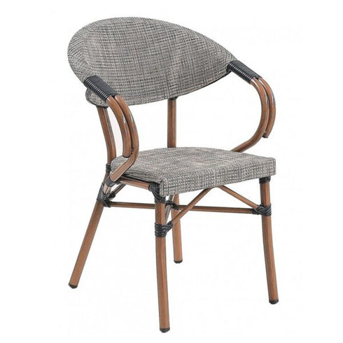 Baštenska stolica Lazarus siva KJF011