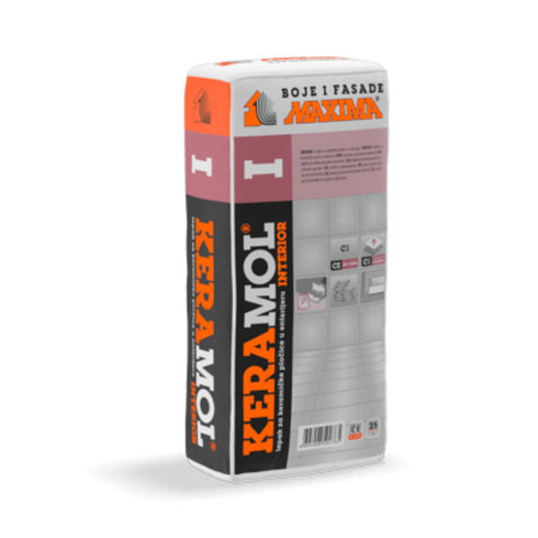 Lepak za keramičke pločice u enterijeru KERAMOL Interior 25kg MAXIMA