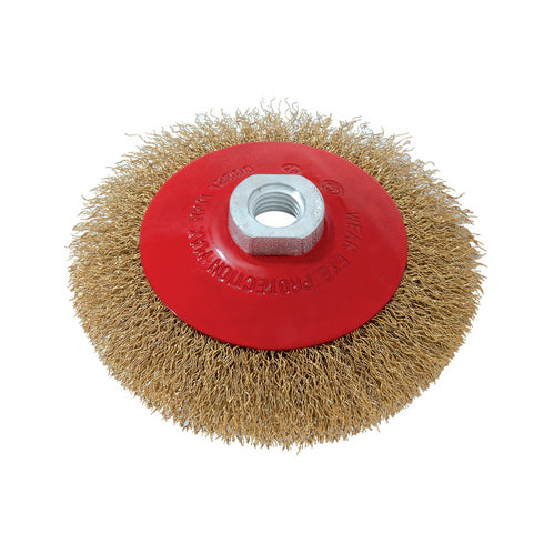 Mašinska mesingana četka kružna, ø115mm za brusilicu BEOROL