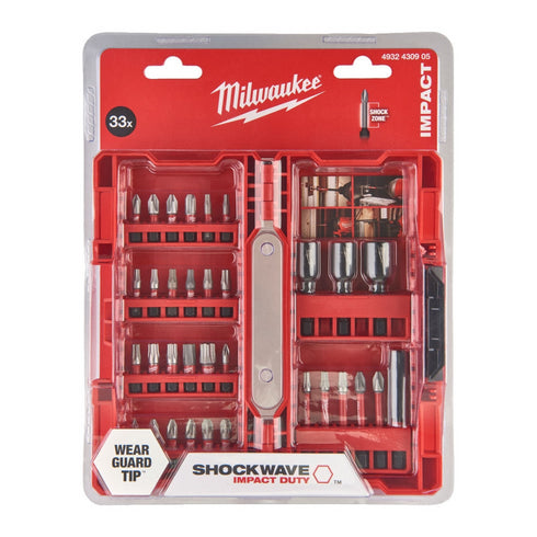 Set bitova 33kom Shockwave Milwaukee 4932430905